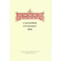CALENDRIER LITURGIQUE 2026