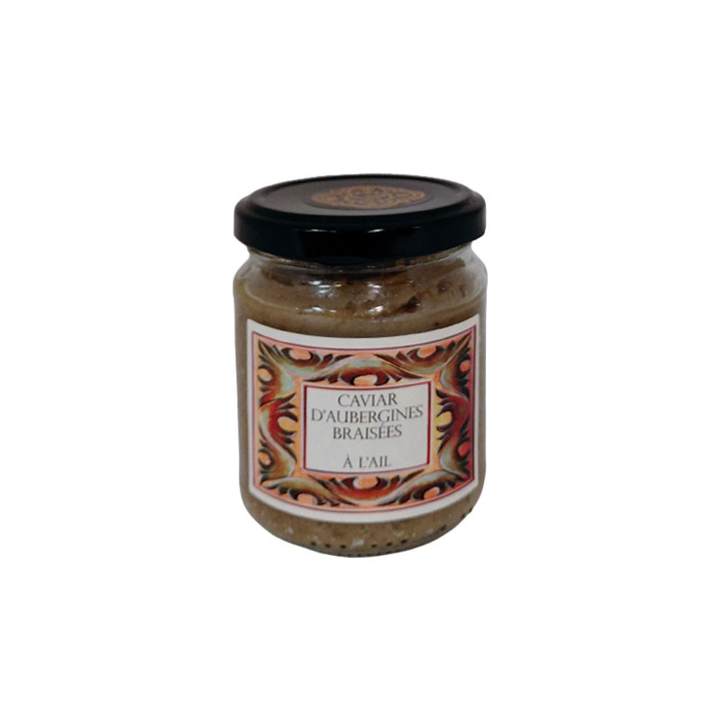 CAVIAR D'AUBERGINES BRAISÉES À L'AIL